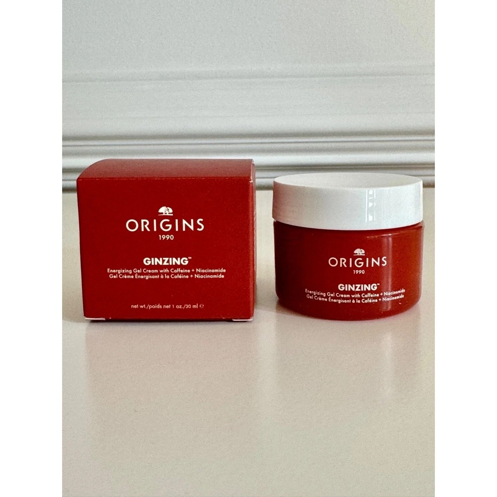 NIB Origins GINZING ENERGIZING GEL CREAM With Caffeine & Niacinamide 1oz
